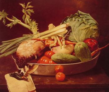 William Merritt Chase : Still Life with Vegetable